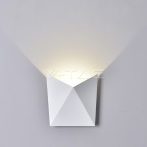 5W LED WALL LIGHT 3000K - WHITE BODY MODERN DESIGN